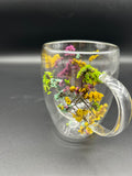 2 layer glass tea cup