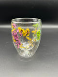 2 layer glass tea cup