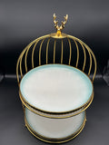2 level porcelain pastry plates