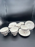 Porcelain tea cup set
