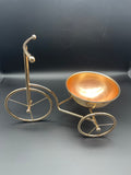 Golden Bicycle Ornament